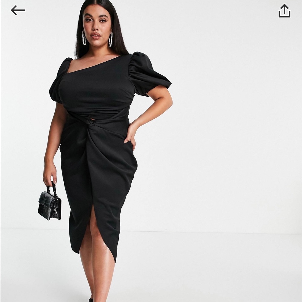 ASOS puff sleeve dress new